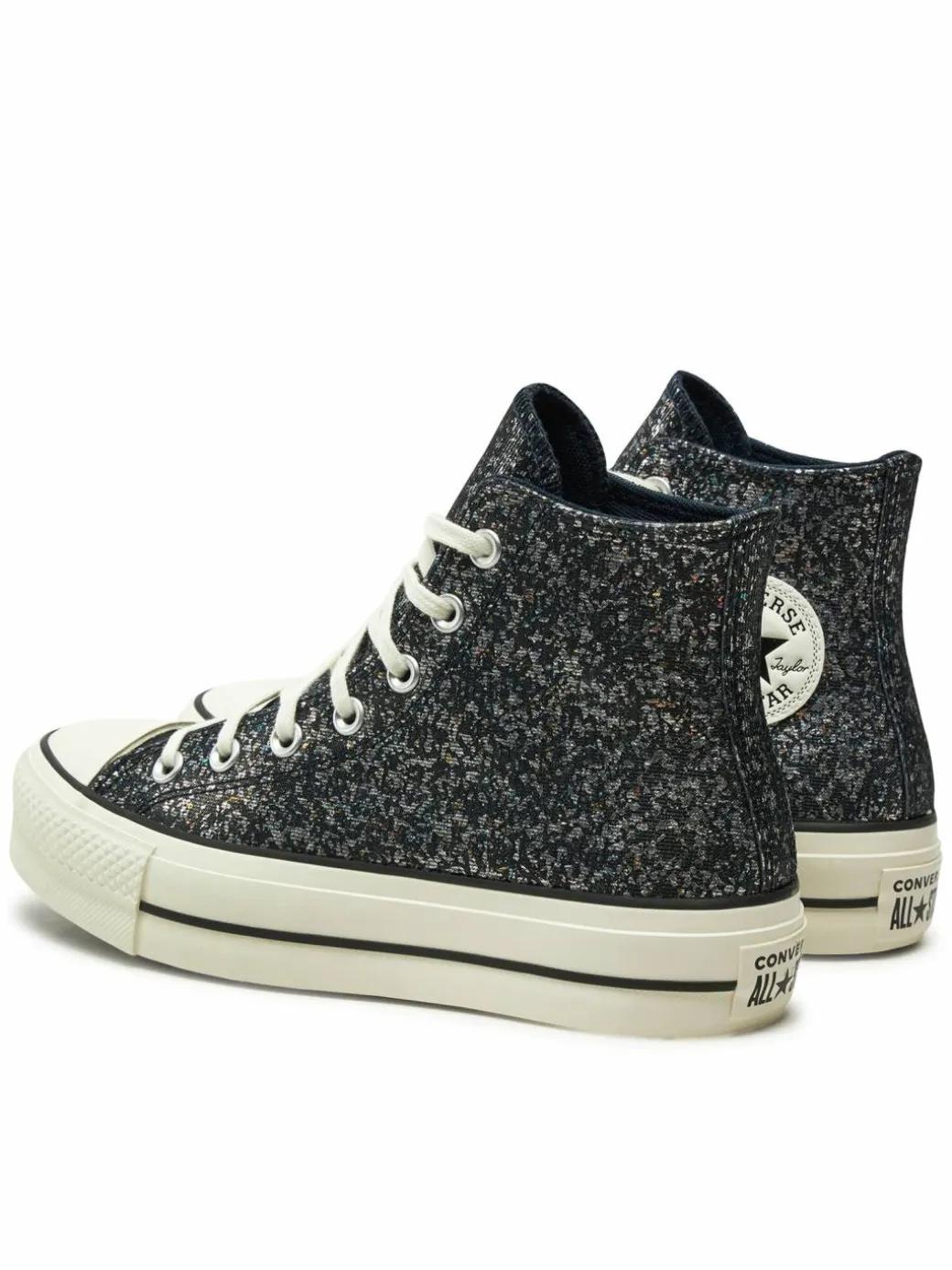 Scarpe da ginnastica Chuck Taylor All Star Lift Platform Glitter A09551C 401 Nero