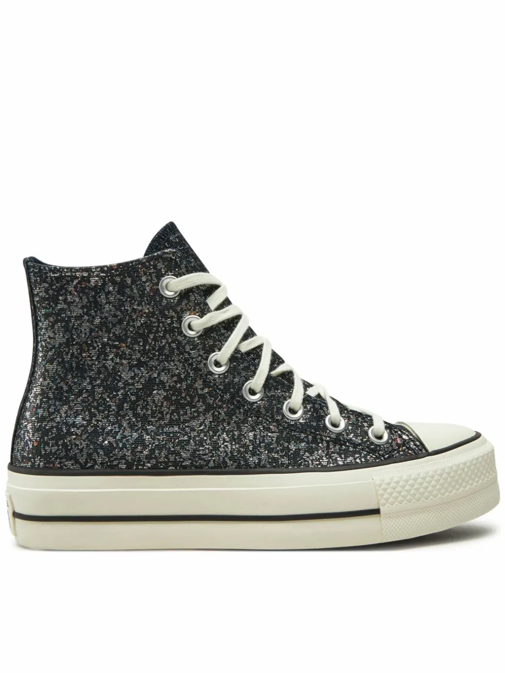 Scarpe da ginnastica Chuck Taylor All Star Lift Platform Glitter A09551C 401 Nero