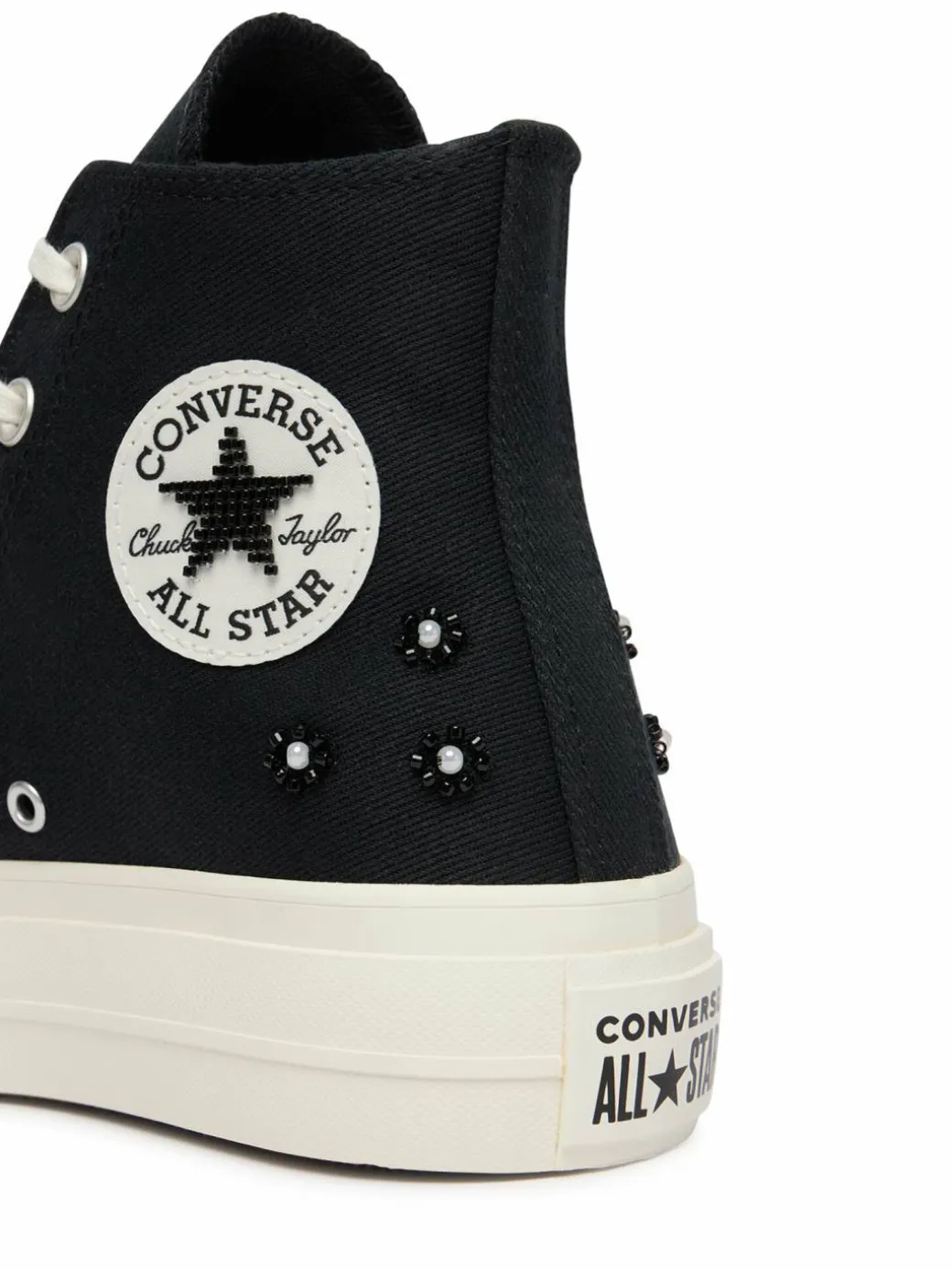 Scarpe da ginnastica Chuck Taylor All Star Lift Platform Beads A17787C Nero