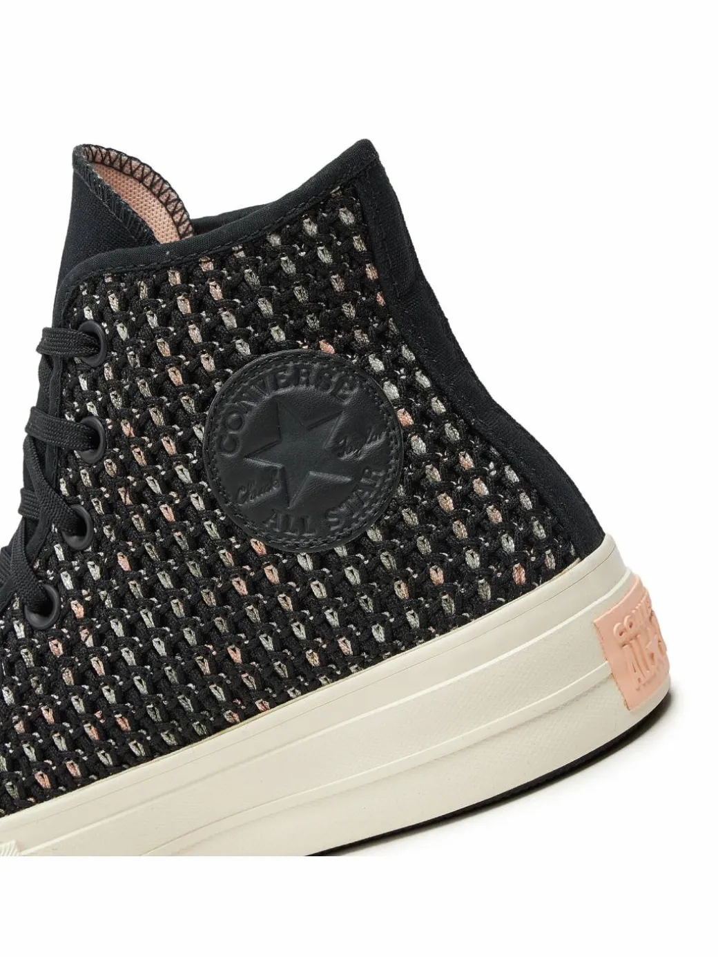 Scarpe da ginnastica Chuck Taylor All Star Lift Platform Crochet A09829C Nero