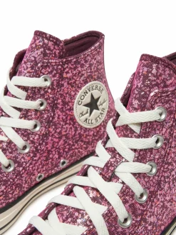 Scarpe da ginnastica Chuck Taylor All Star Glitter Hi A11137C Rosa