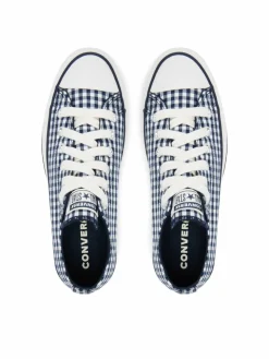 Scarpe da ginnastica Chuck Taylor All Star Lift Platform Gingham A13664C Blu scuro