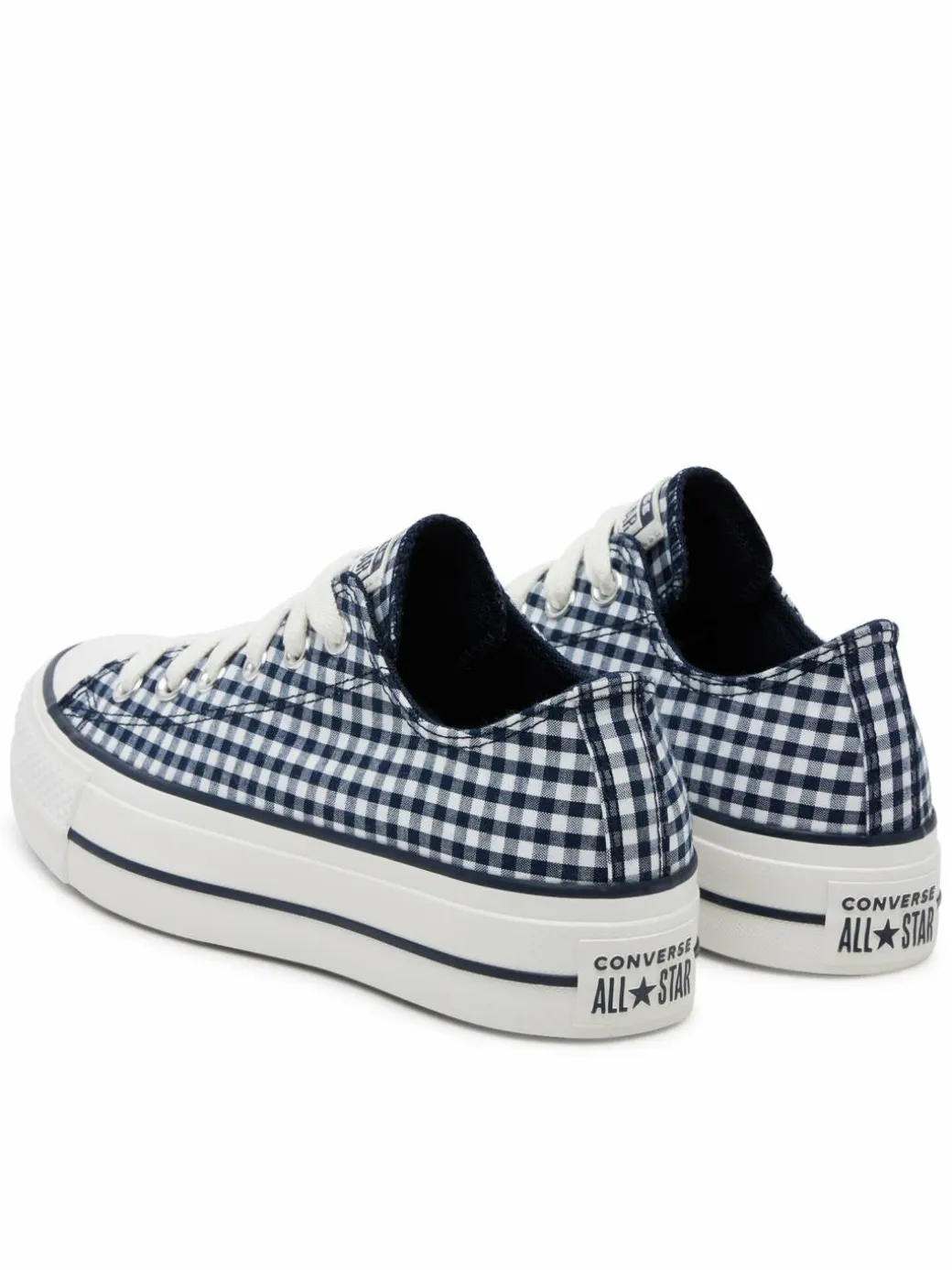 Scarpe da ginnastica Chuck Taylor All Star Lift Platform Gingham A13664C Blu scuro