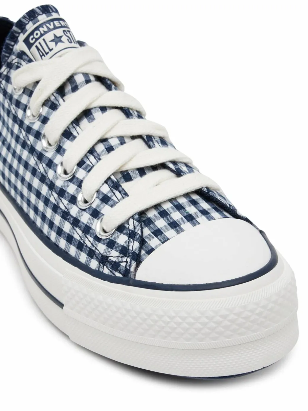 Scarpe da ginnastica Chuck Taylor All Star Lift Platform Gingham A13664C Blu scuro