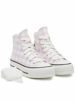 Scarpe da ginnastica Chuck Taylor All Star Lift Platform Gingham A13663C Rosa