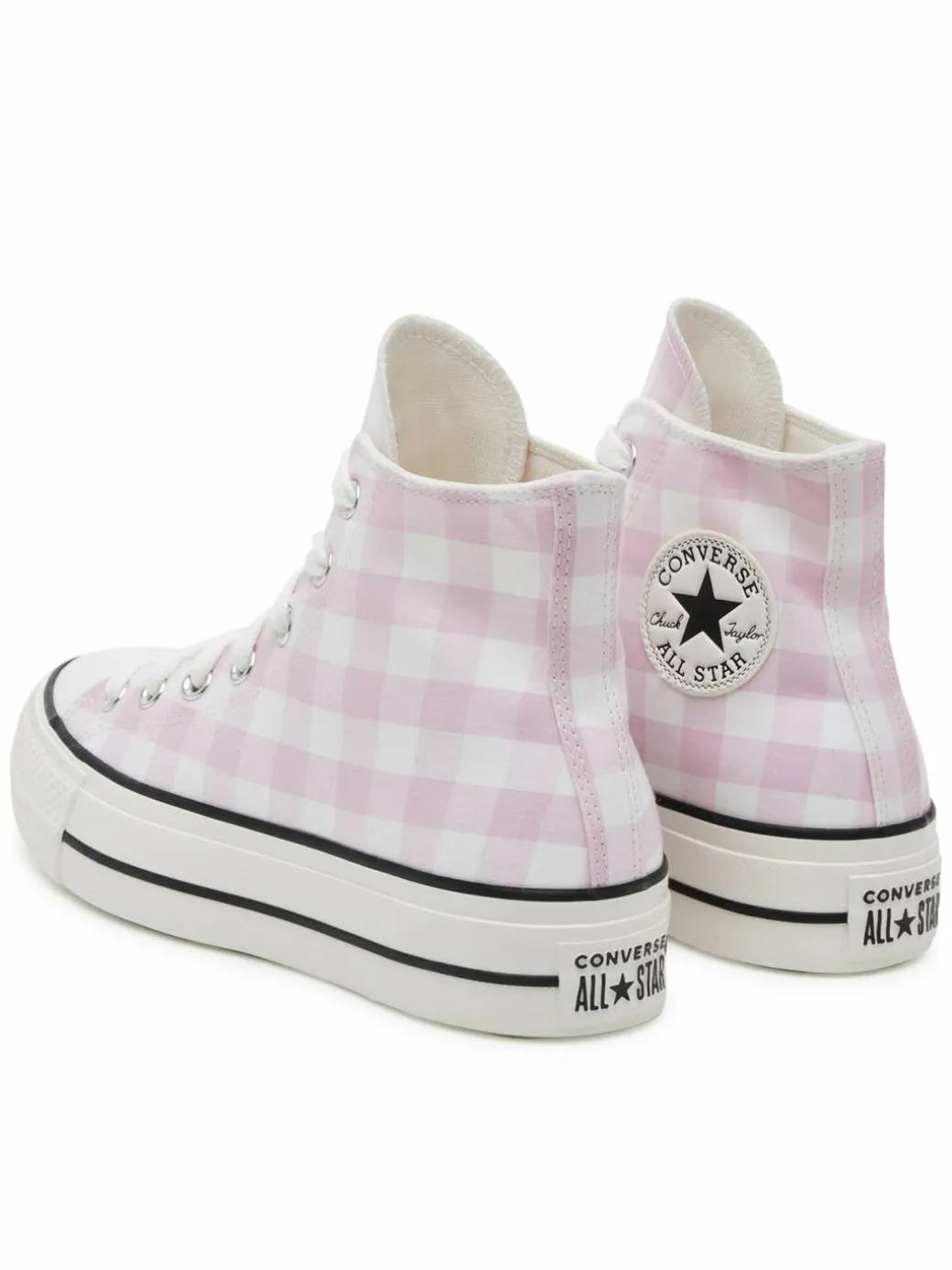 Scarpe da ginnastica Chuck Taylor All Star Lift Platform Gingham A13663C Rosa
