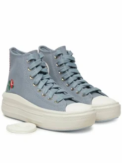 Scarpe da ginnastica Chuck Taylor All Star Move Platform Rose A12571C Grigio