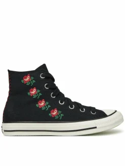 Scarpe da ginnastica Chuck Taylor All Star Rose Cross Stitch A13657C Nero