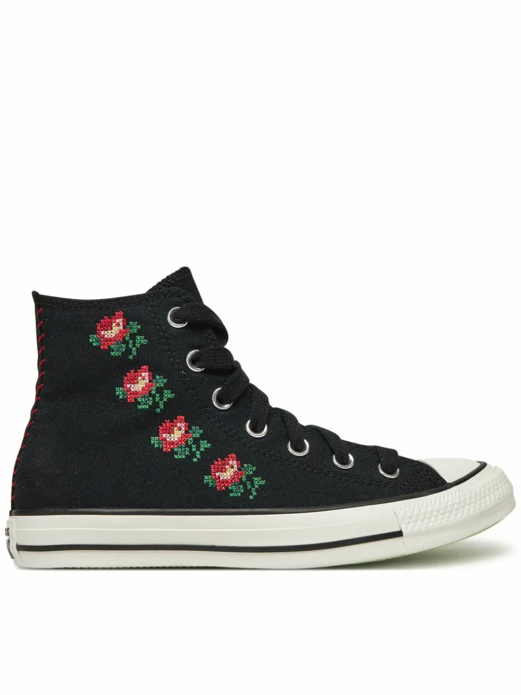 Scarpe da ginnastica Chuck Taylor All Star Rose Cross Stitch A13657C Nero