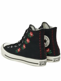 Scarpe da ginnastica Chuck Taylor All Star Rose Cross Stitch A13657C Nero