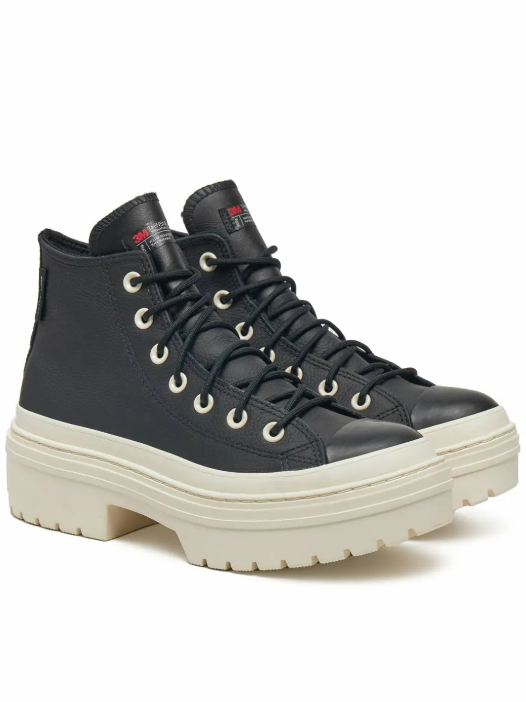 Scarpe da ginnastica Chuck Taylor All Star Lugged Heel Platform Waterproof A12328C 001 Nero