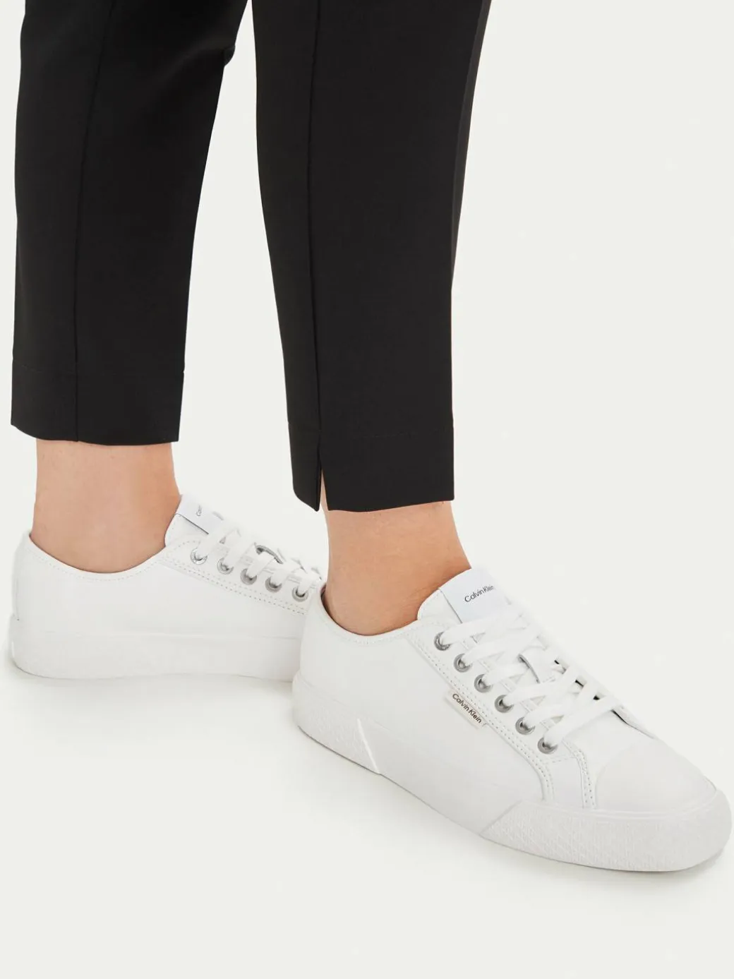 Scarpe da ginnastica Vulc Lace Up Low Lth HW0HW03077 Bianco