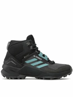 Scarpe da trekking Terrex Swift R3 Mid Gtx W GORE-TEX HP8712 Nero