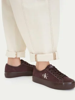 Scarpe sportive Vulc Flatf Laceup Suede HW0HW03088 Bordeaux