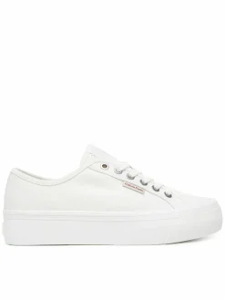 Scarpe sportive Vulc Flatform Ctn Logo Tag YW0YW01838 Bianco