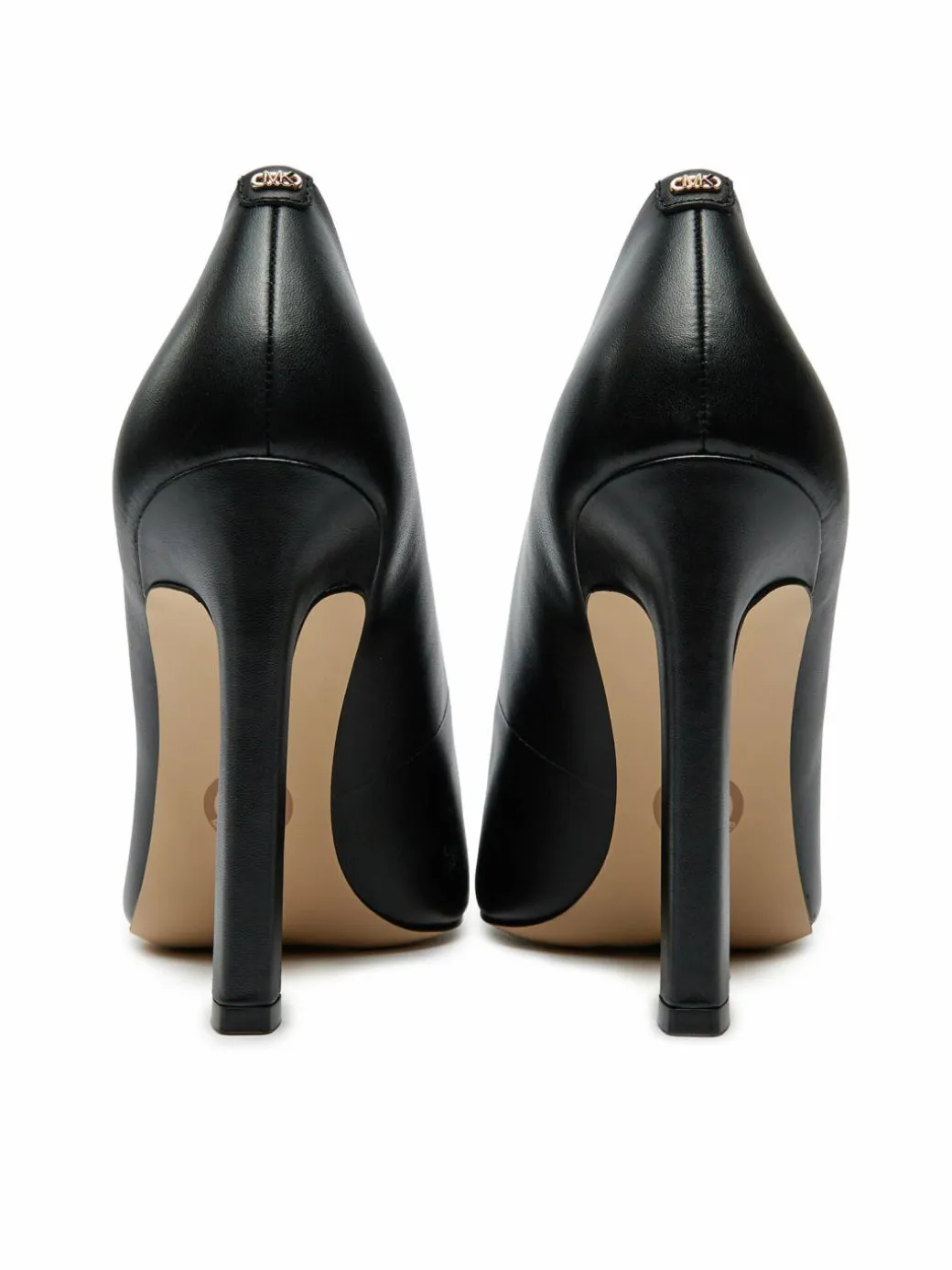 Scarpe stiletto Amara leather Pump 40S4AMHP1L Nero