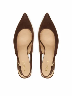 Scarpe stiletto Aria Slingback YL591FA C10000 CN 2460S Marrone