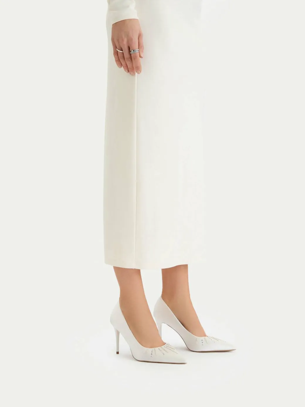 Scarpe stiletto CEO-CD24-205 Bianco