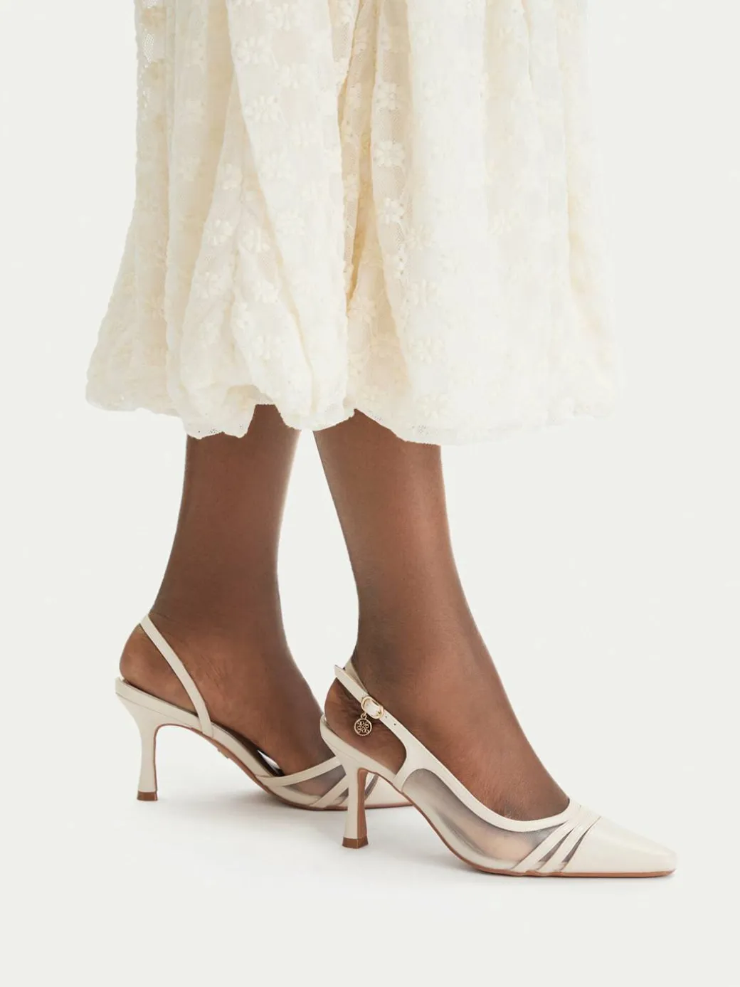 Scarpe stiletto CEO-CR422-D3005C Écru