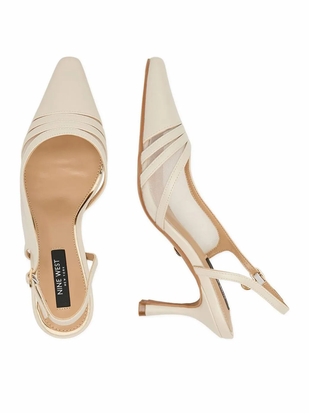 Scarpe stiletto CEO-CR422-D3005C Écru