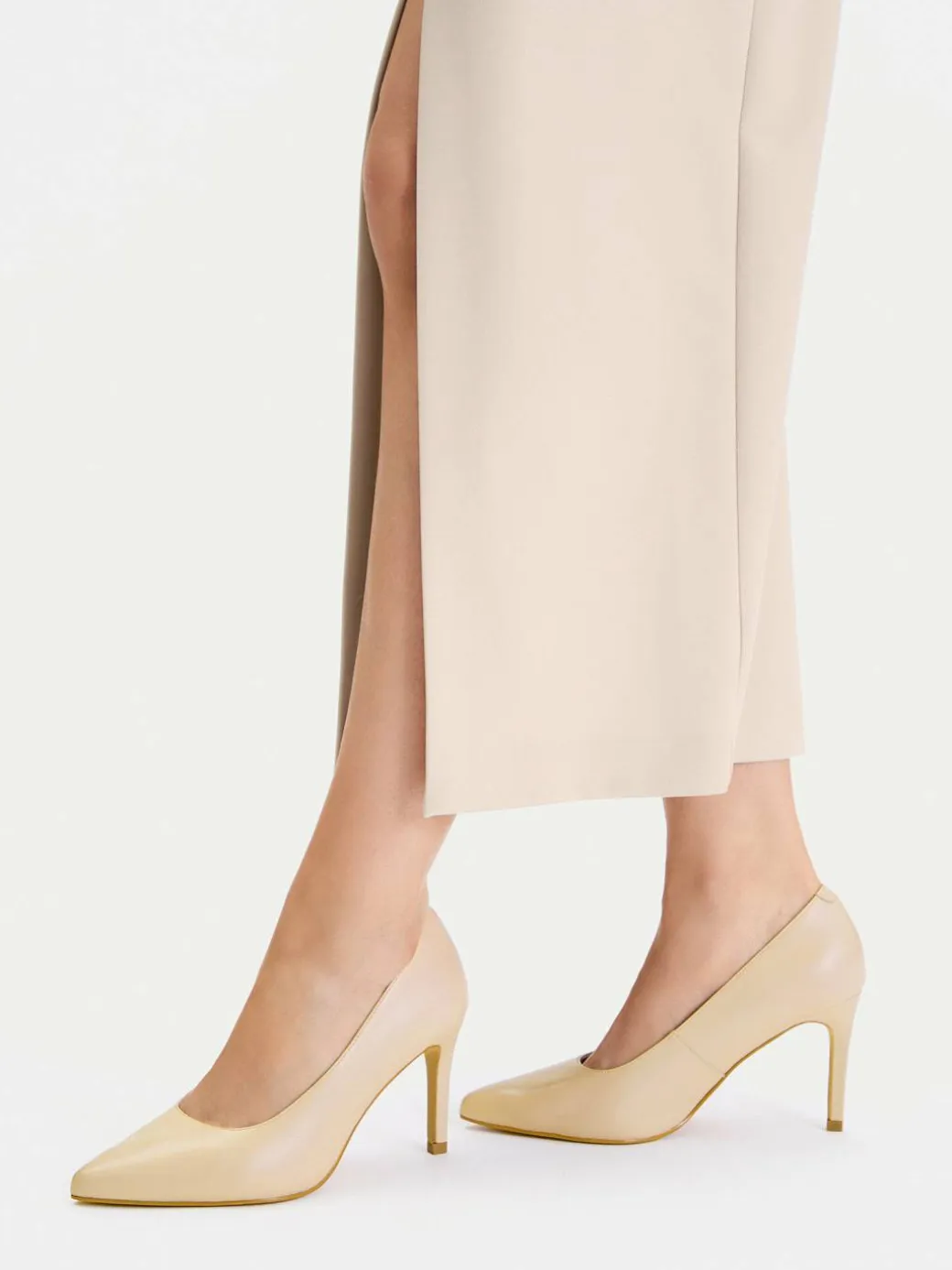 Scarpe stiletto CEO-WS1619-02 Beige