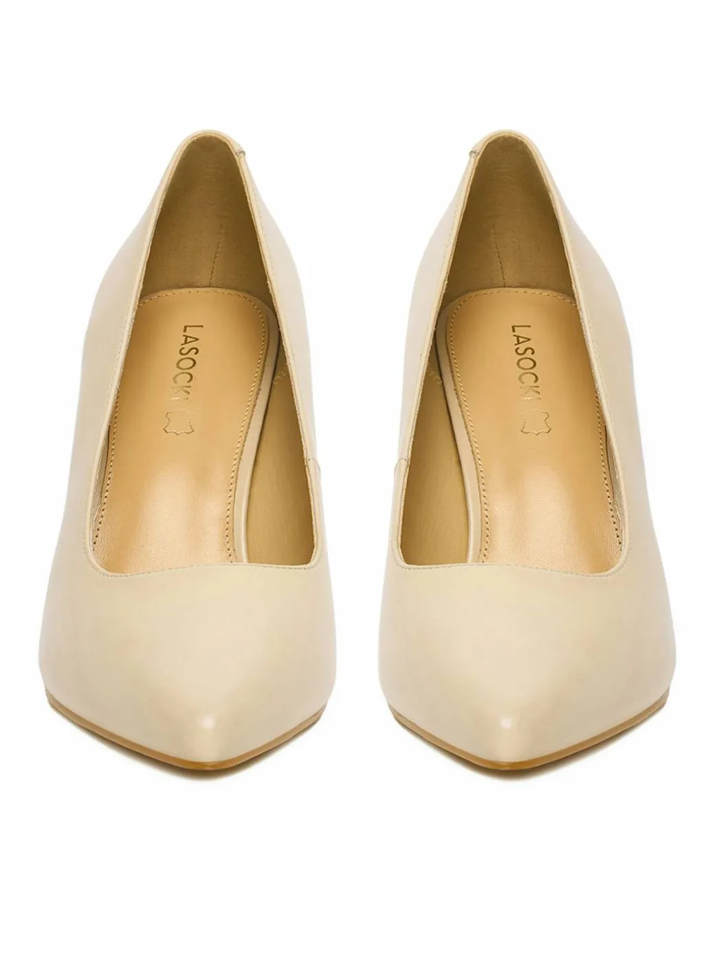 Scarpe stiletto CEO-WS1619-02 Beige