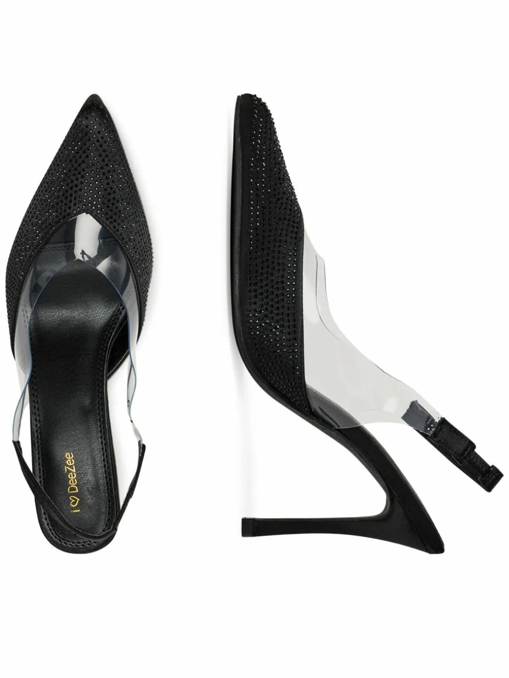 Scarpe stiletto Monica Black RU Nero