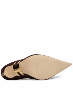 Scarpe stiletto SA-16L-62E2-V590 Marrone scuro