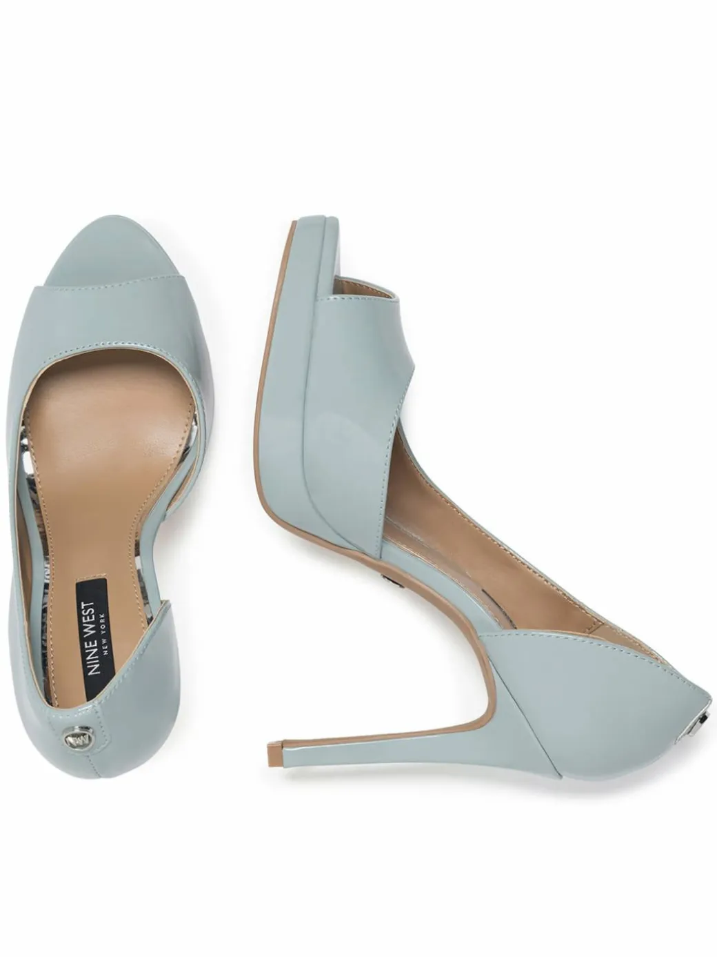 Scarpe stiletto WFA2733-1 Celeste