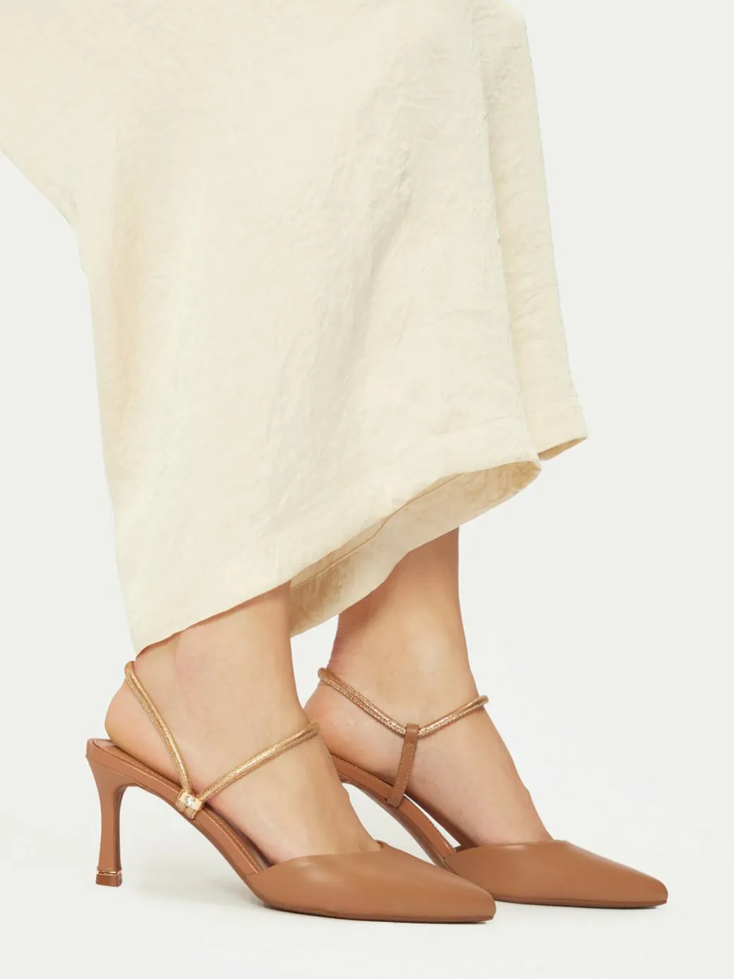 Scarpe stiletto WYL3794-6Z Beige