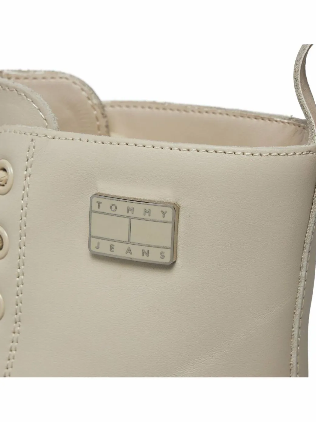 Scarponcini Tjw Chunky Leather Boot EN0EN02503 Beige
