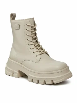 Scarponcini Tjw Chunky Leather Boot EN0EN02503 Beige