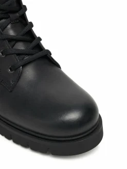 Scarponcini Tjw Lace Up Leather Boot EN0EN02824 Nero
