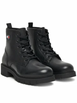 Scarponcini Tjw Lace Up Leather Boot EN0EN02824 Nero