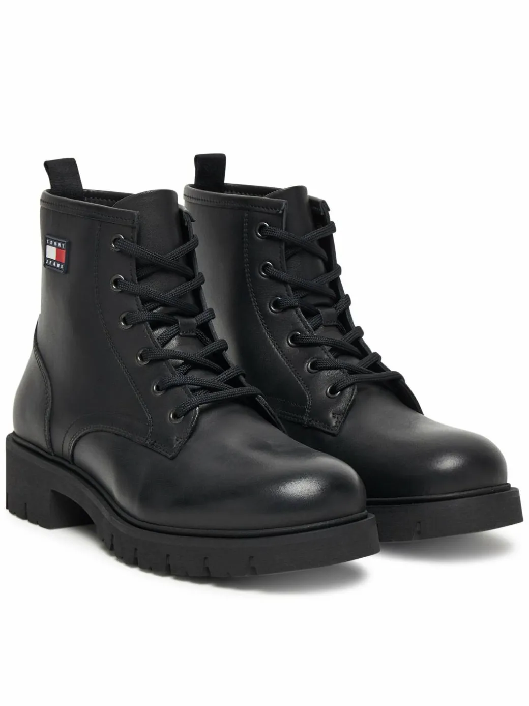 Scarponcini Tjw Lace Up Leather Boot EN0EN02824 Nero
