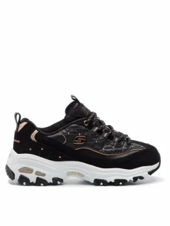 Sneakers D'lites Glamour Feels 13087/BKRG Nero