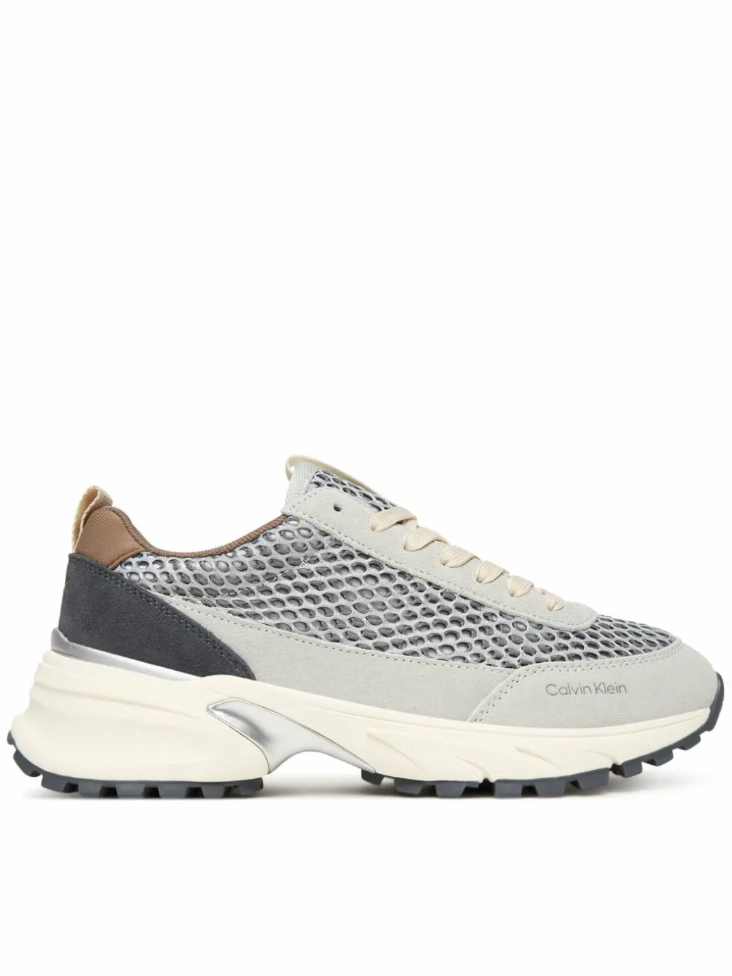 Sneakers Hike Runner Lace Up Techmix YW0YW02030 Beige