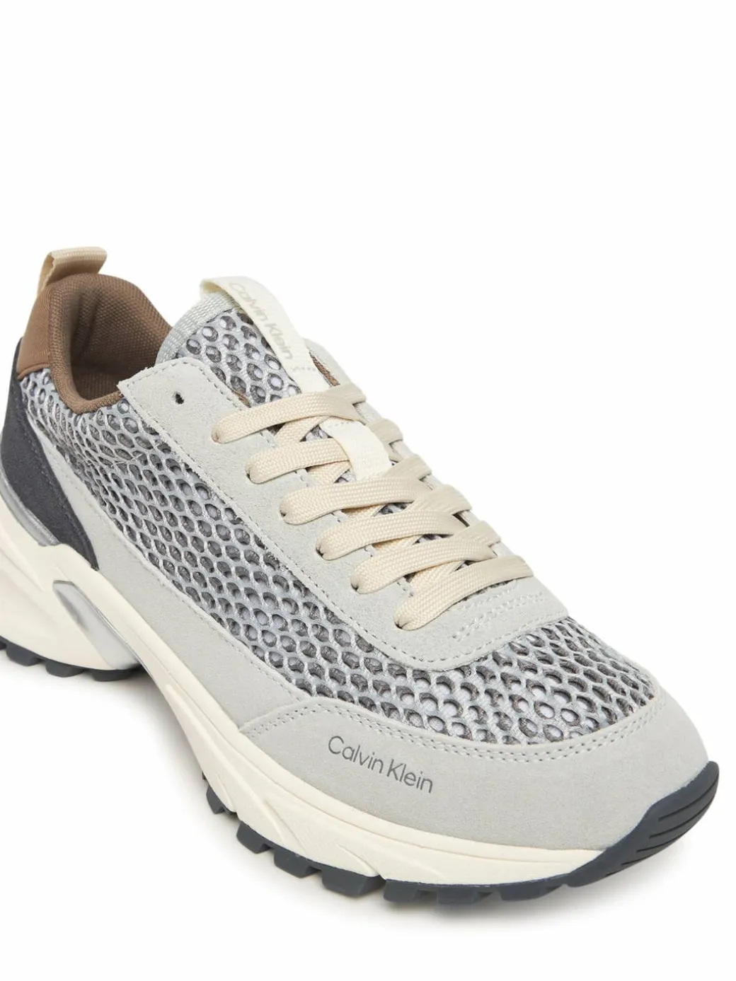 Sneakers Hike Runner Lace Up Techmix YW0YW02030 Beige