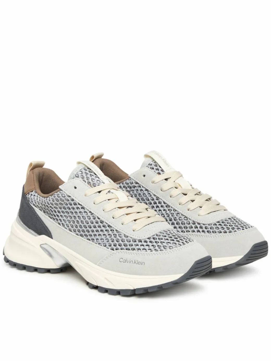 Sneakers Hike Runner Lace Up Techmix YW0YW02030 Beige