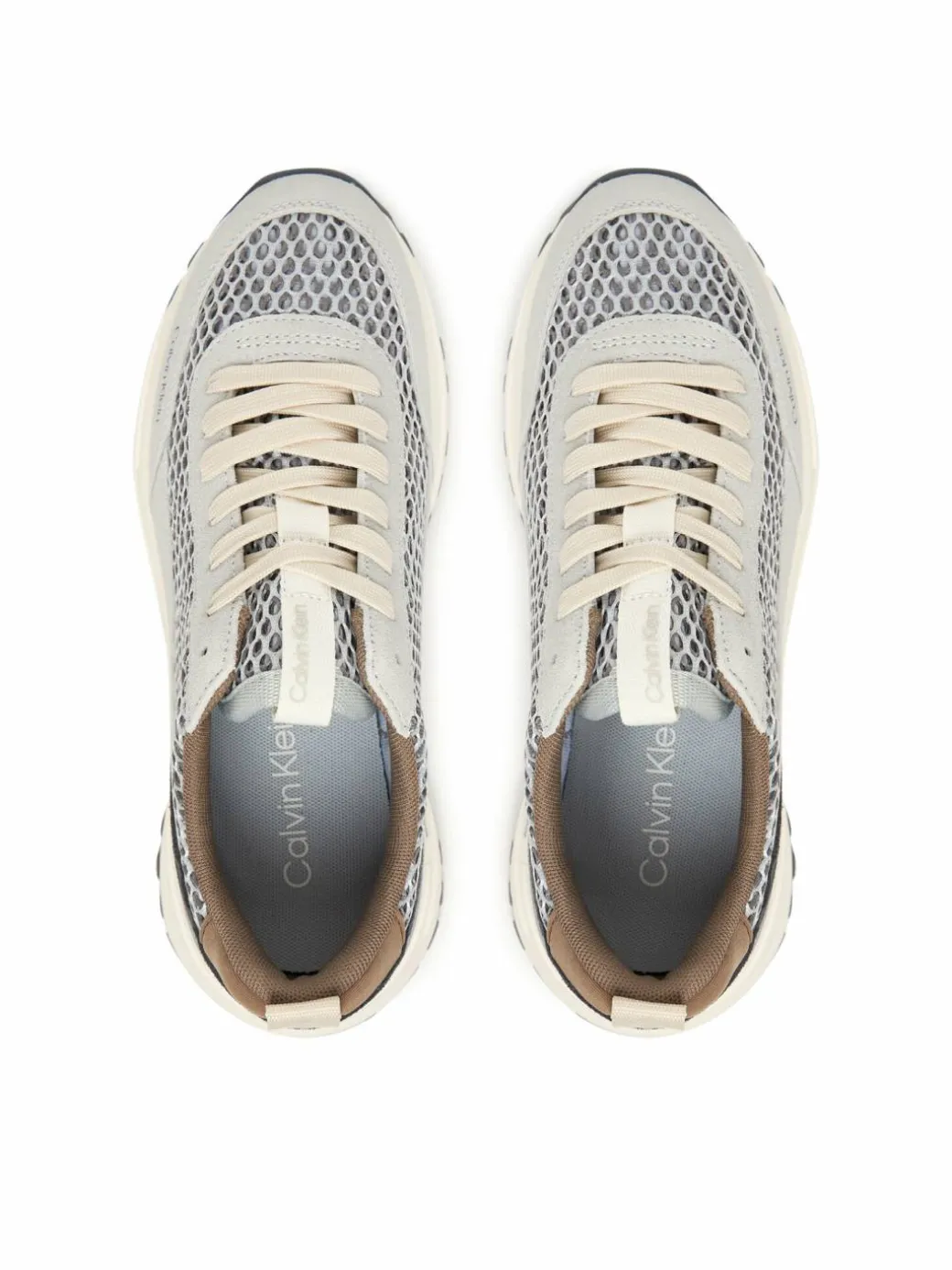Sneakers Hike Runner Lace Up Techmix YW0YW02030 Beige