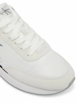 Sneakers Retro Runner Ess Mix Mat Wmn YW0YW01990 Bianco