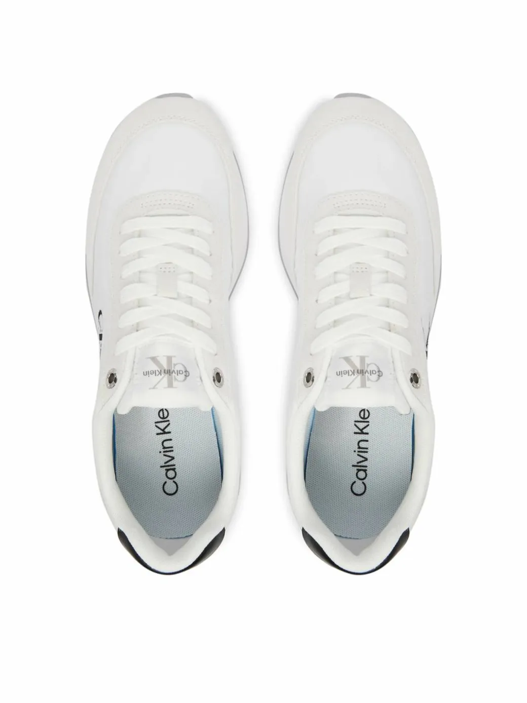 Sneakers Retro Runner Ess Mix Mat Wmn YW0YW01990 Bianco