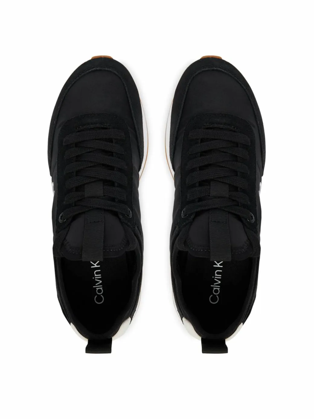 Sneakers Retro Runner Lace Up Sock YW0YW02060 Nero