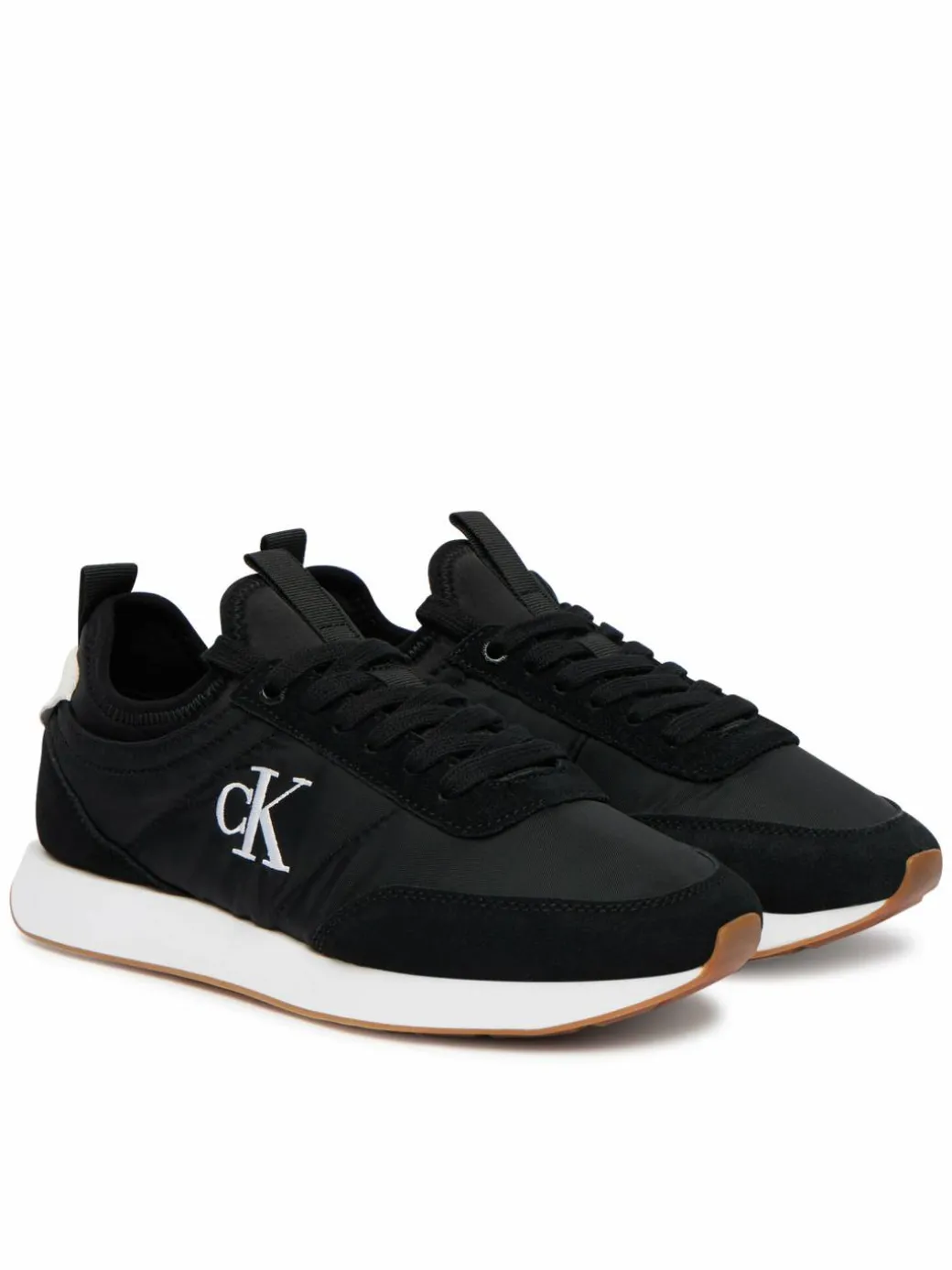 Sneakers Retro Runner Lace Up Sock YW0YW02060 Nero