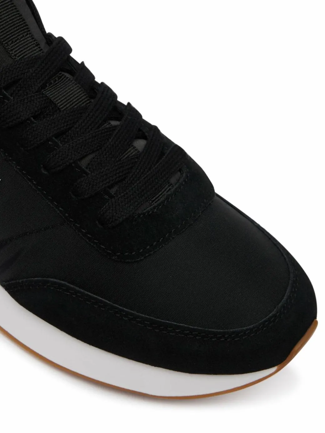 Sneakers Retro Runner Lace Up Sock YW0YW02060 Nero