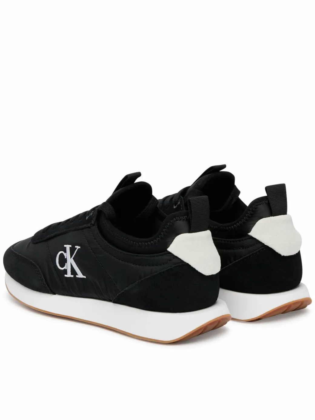 Sneakers Retro Runner Lace Up Sock YW0YW02060 Nero