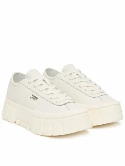 Sneakers Tjw Platform Sneaker Leather Lc EN0EN03165 Bianco