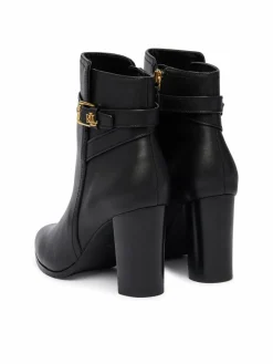 Stivaletti Brooke II Calfskin Bootie Heel 802974475004 Nero