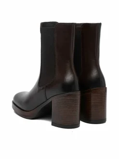 Stivaletti C-27740PE-PLATEAU Marrone scuro
