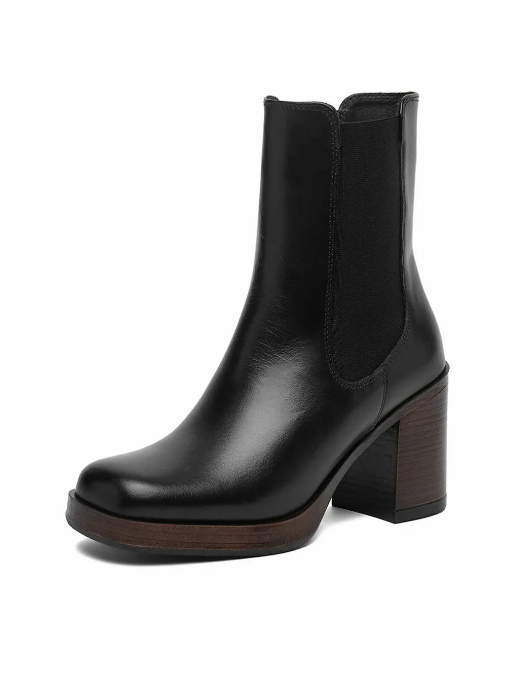 Stivaletti C-27740PE-PLATEAU Nero